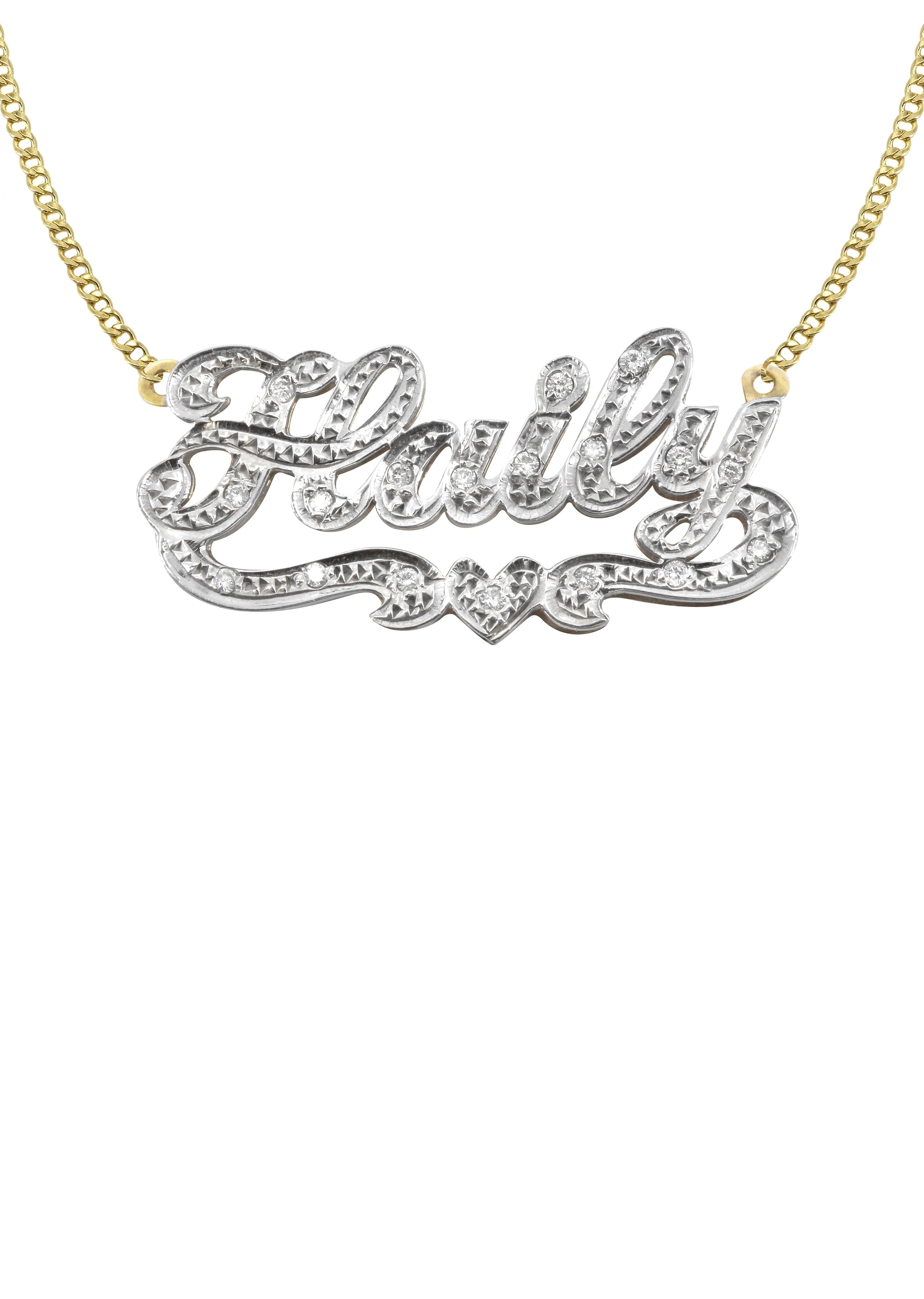 cartier nameplate necklace