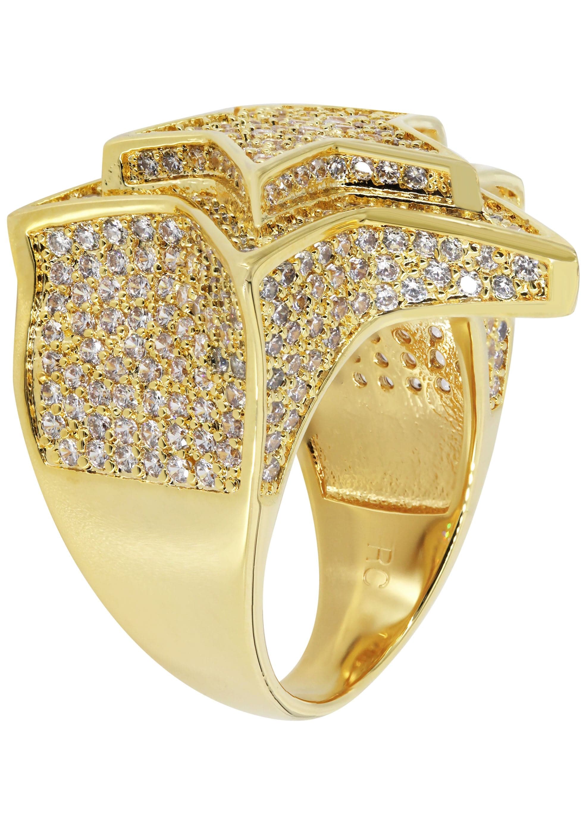  Gold  Plated Star Ring  11 4 Grams FrostNYC