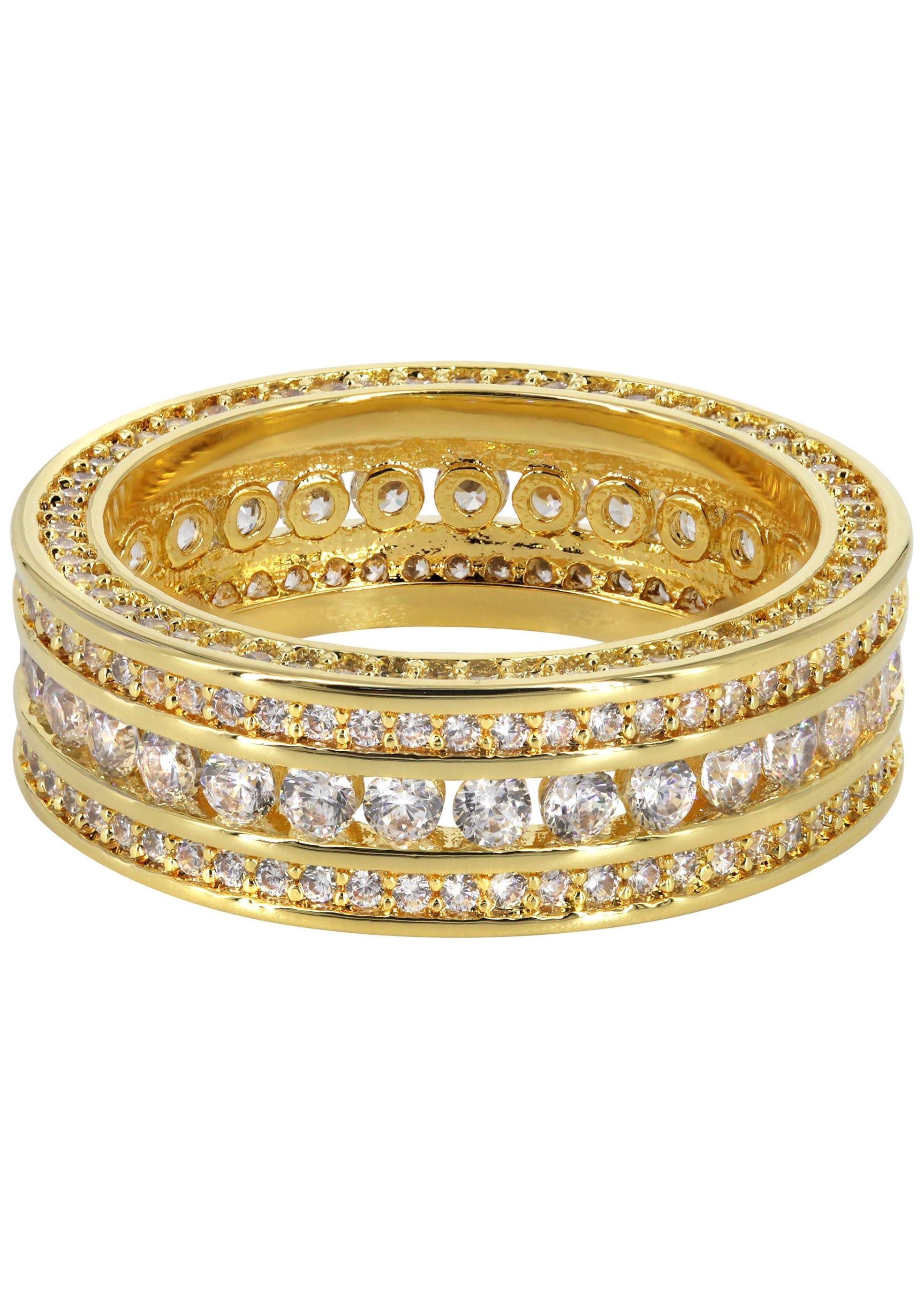 Gold Plated Eternity Ring | 4.8 Grams – FrostNYC