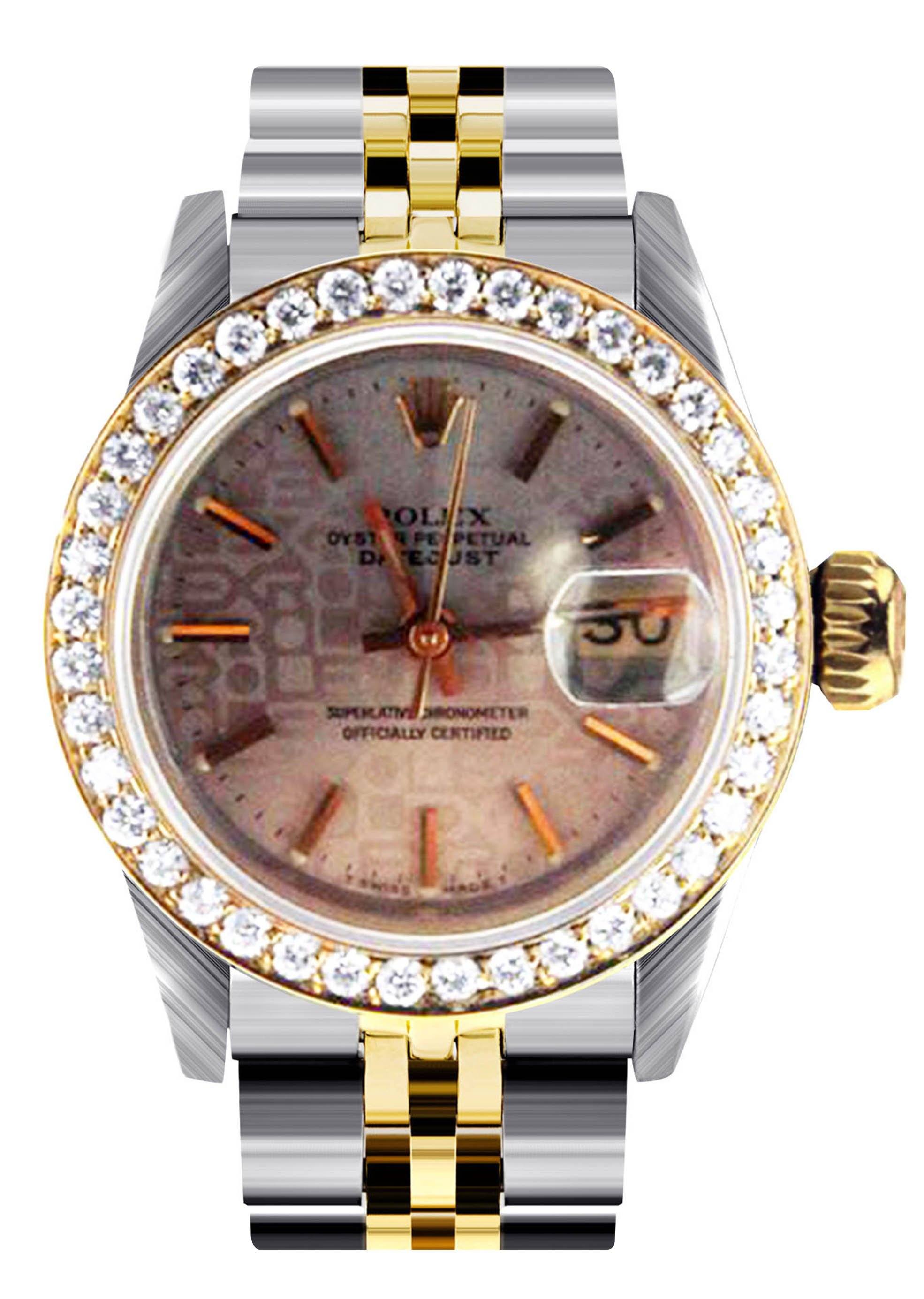 Rolex Datejust Uhr Fur Frauen Zweifarbig 31 Mm Frostnyc