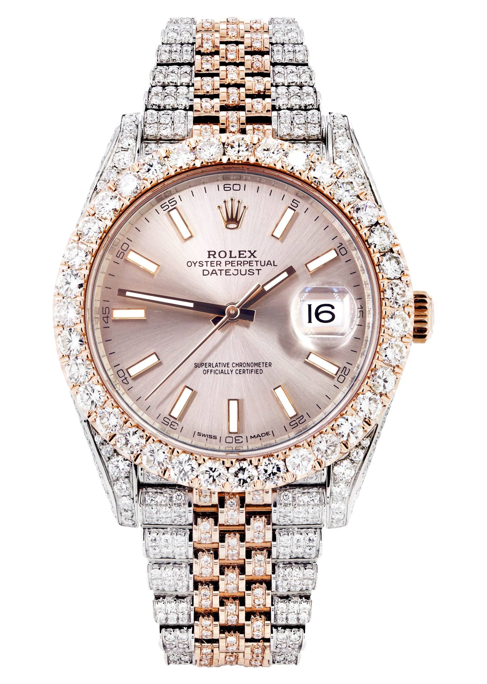 rolex datejust 41 two tone rose gold