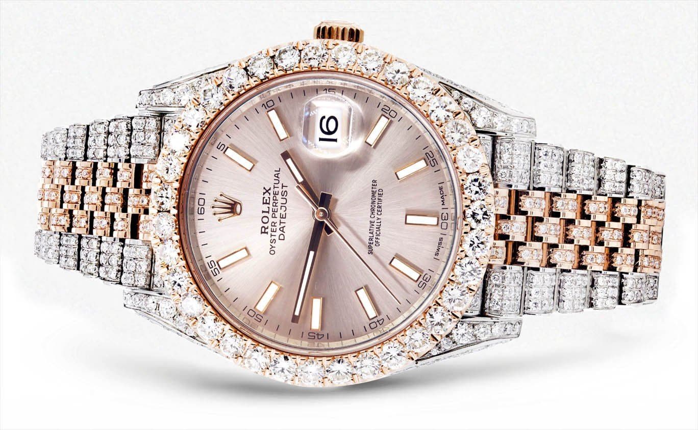 diamond flooded rolex