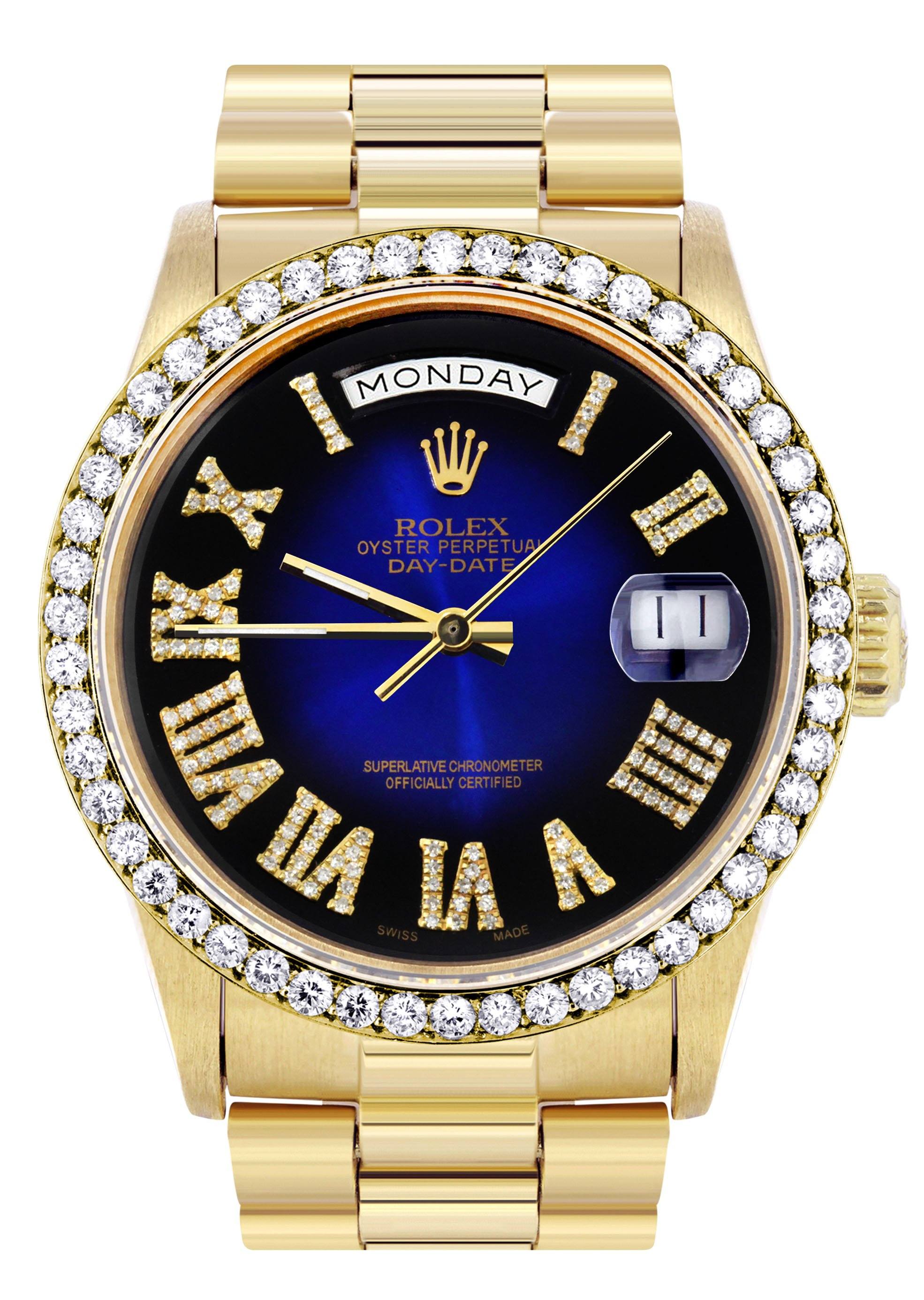 rolex presidential roman numerals