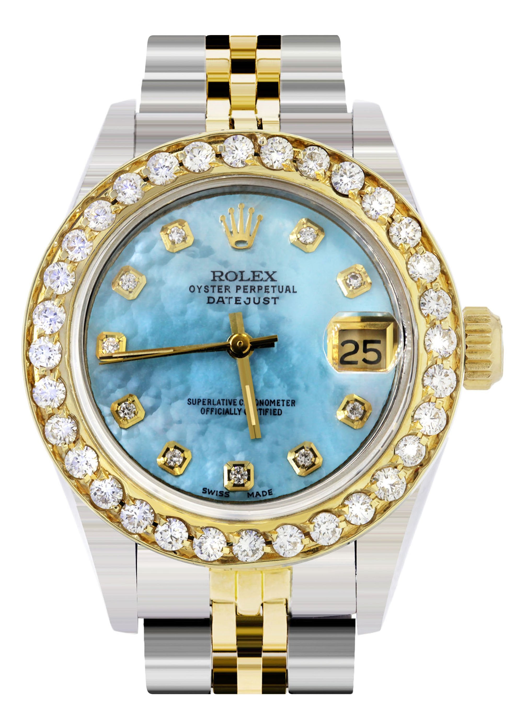 rolex blue women