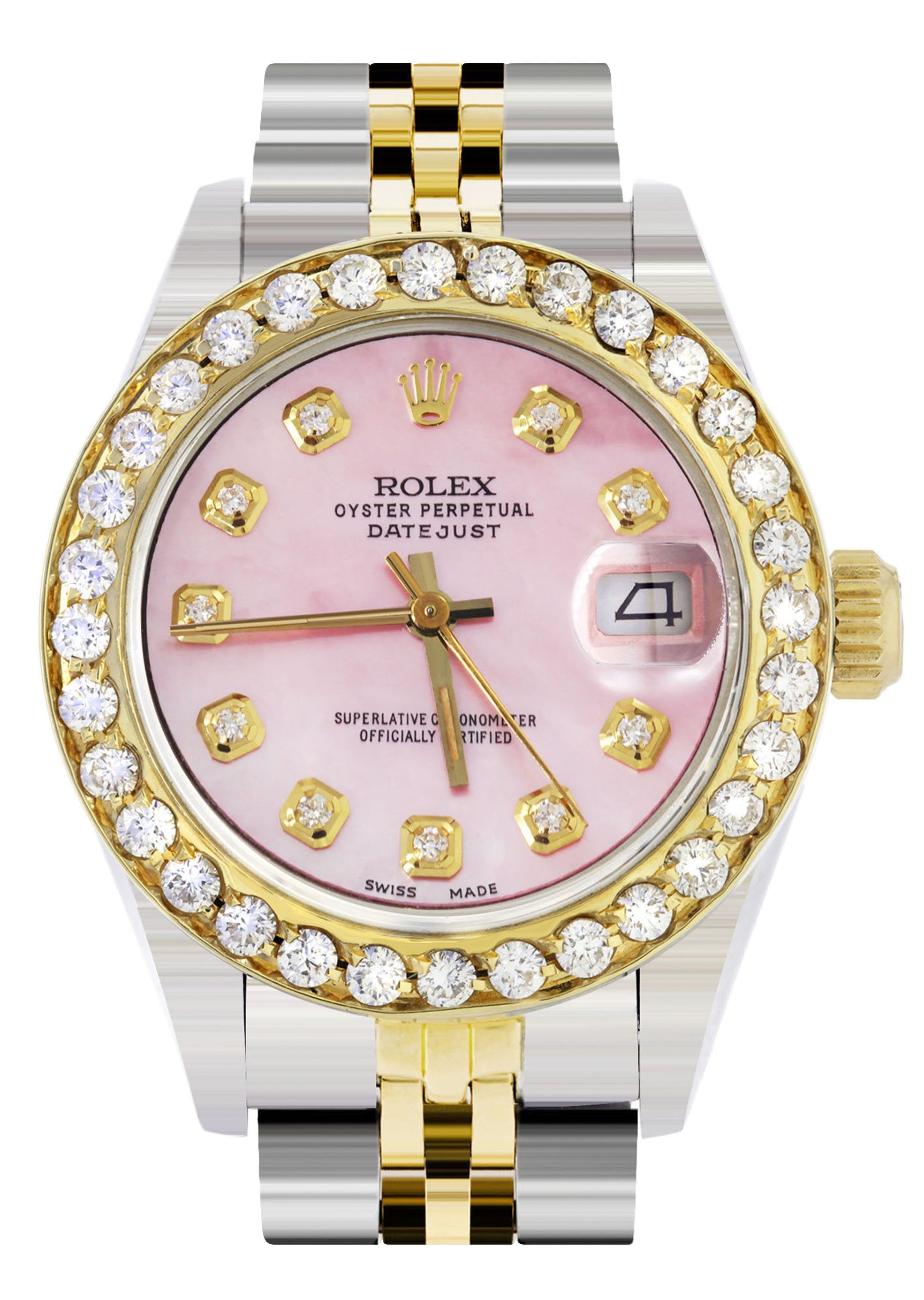 pink womens rolex