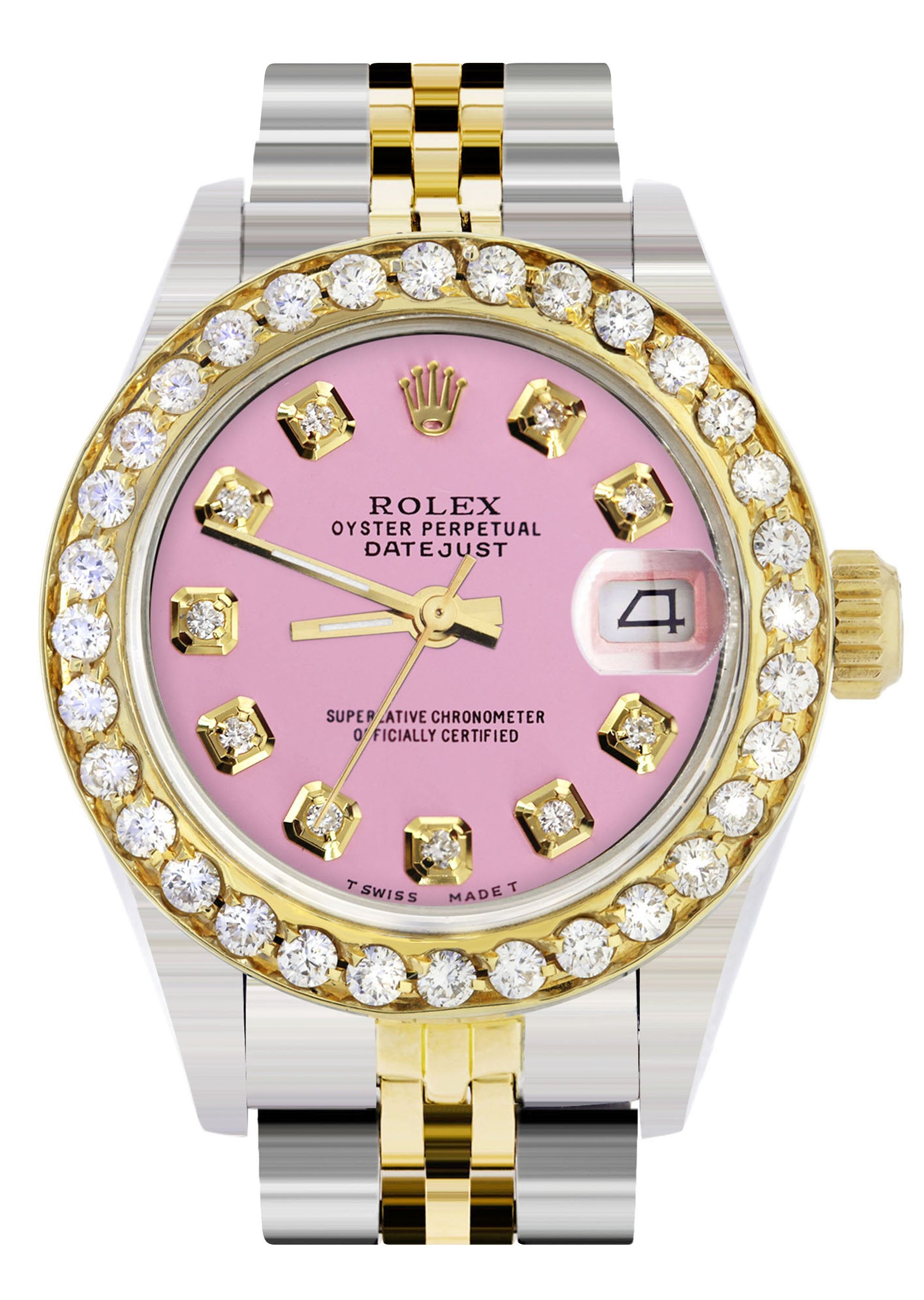 all diamond rolex watch