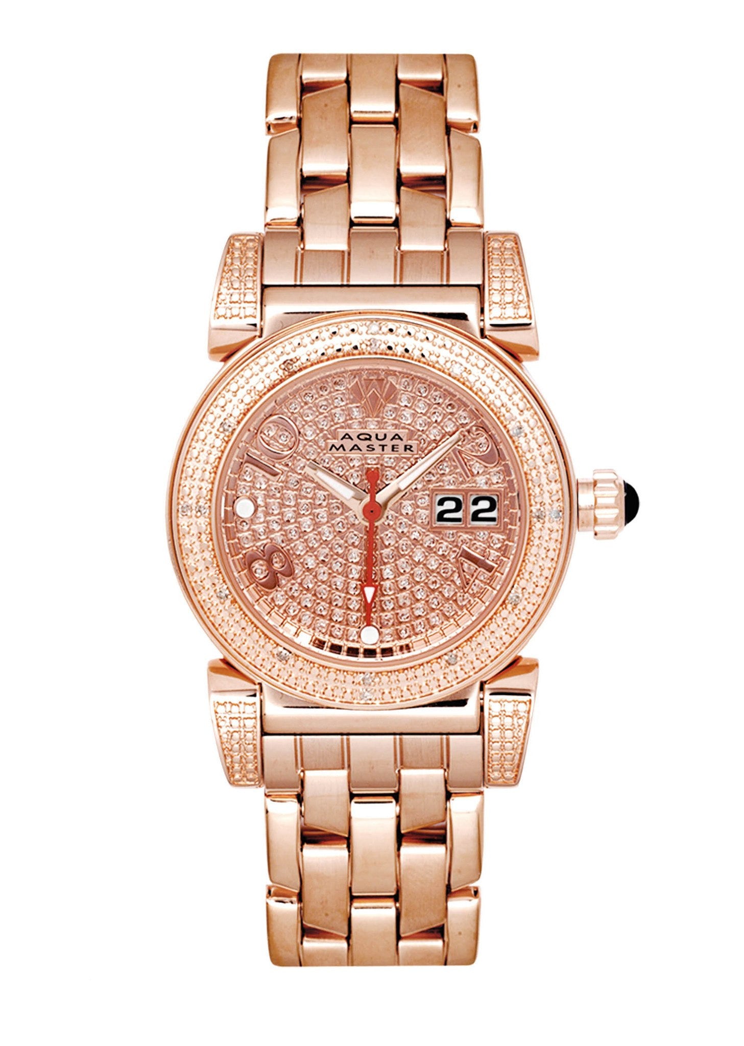 Womens Rose Gold Tone Diamond Watch | Appx 0.6 Carats – FrostNYC