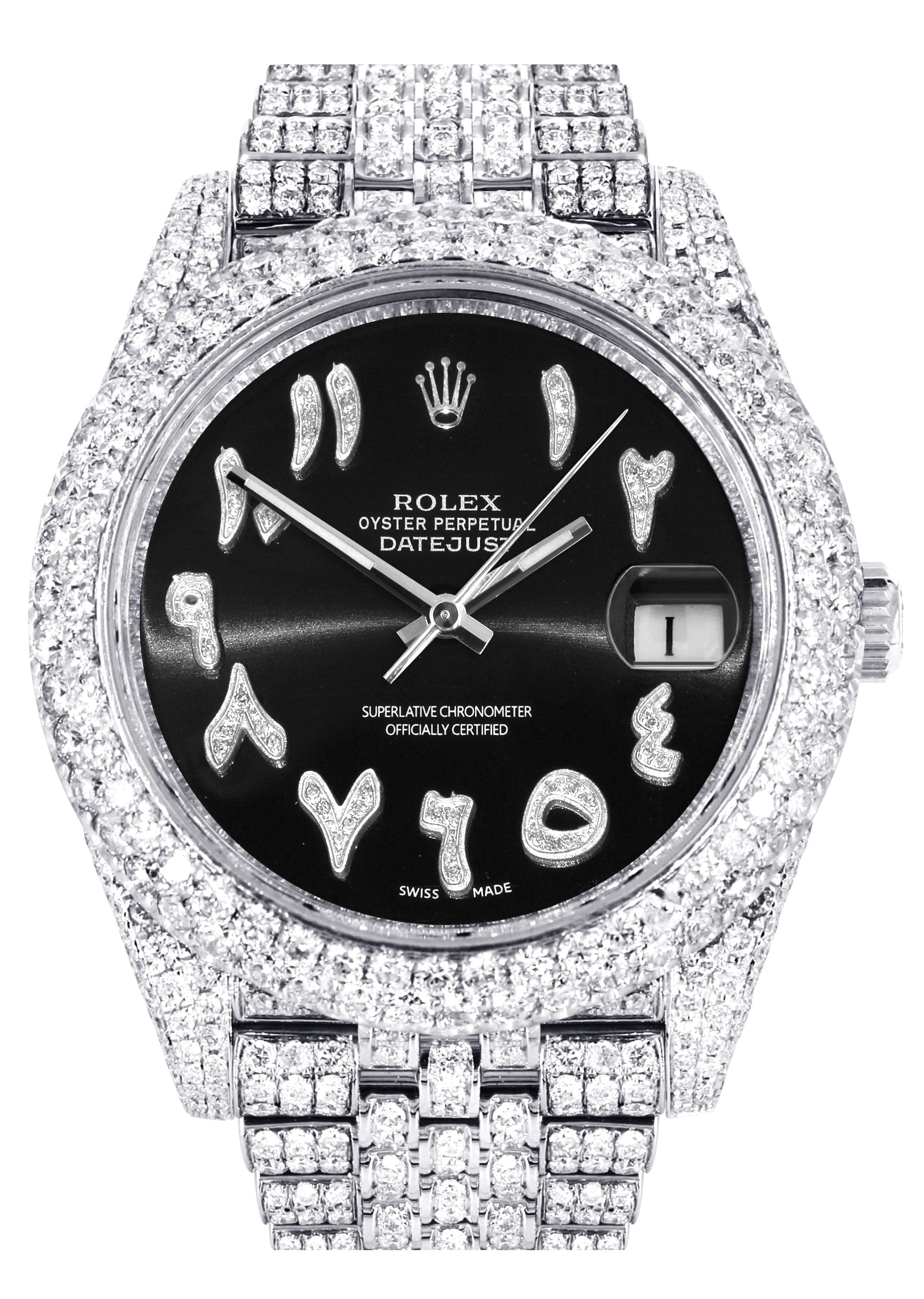 rolex datejust 41 arabic numerals