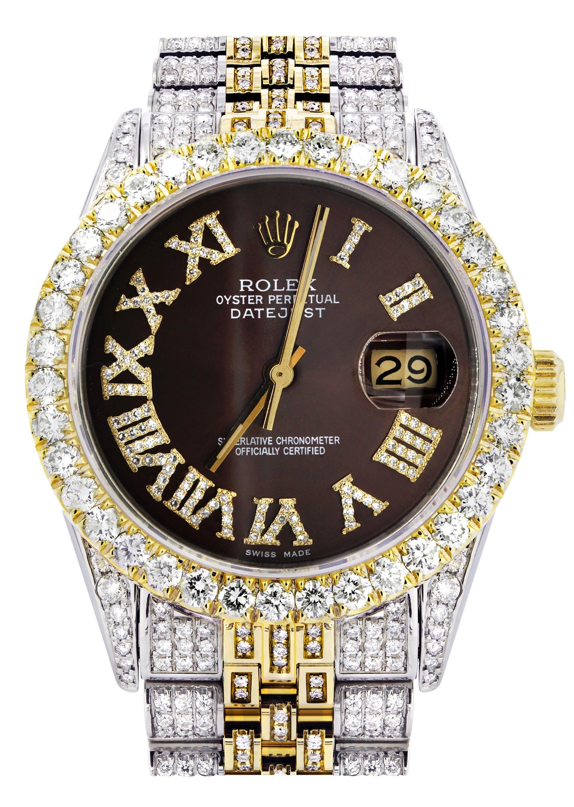 rolex datejust ice out