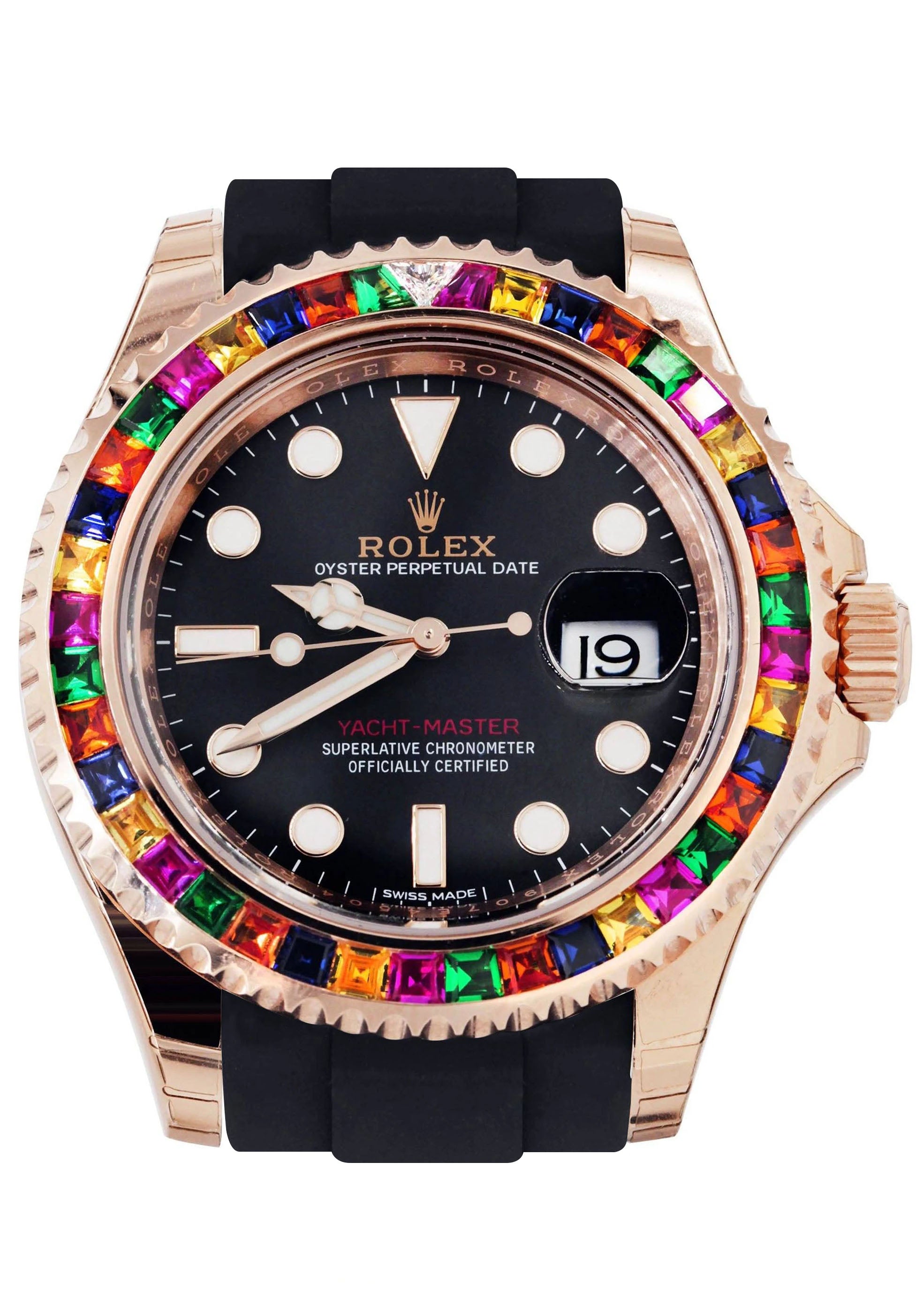 rolex yacht master diamond bezel