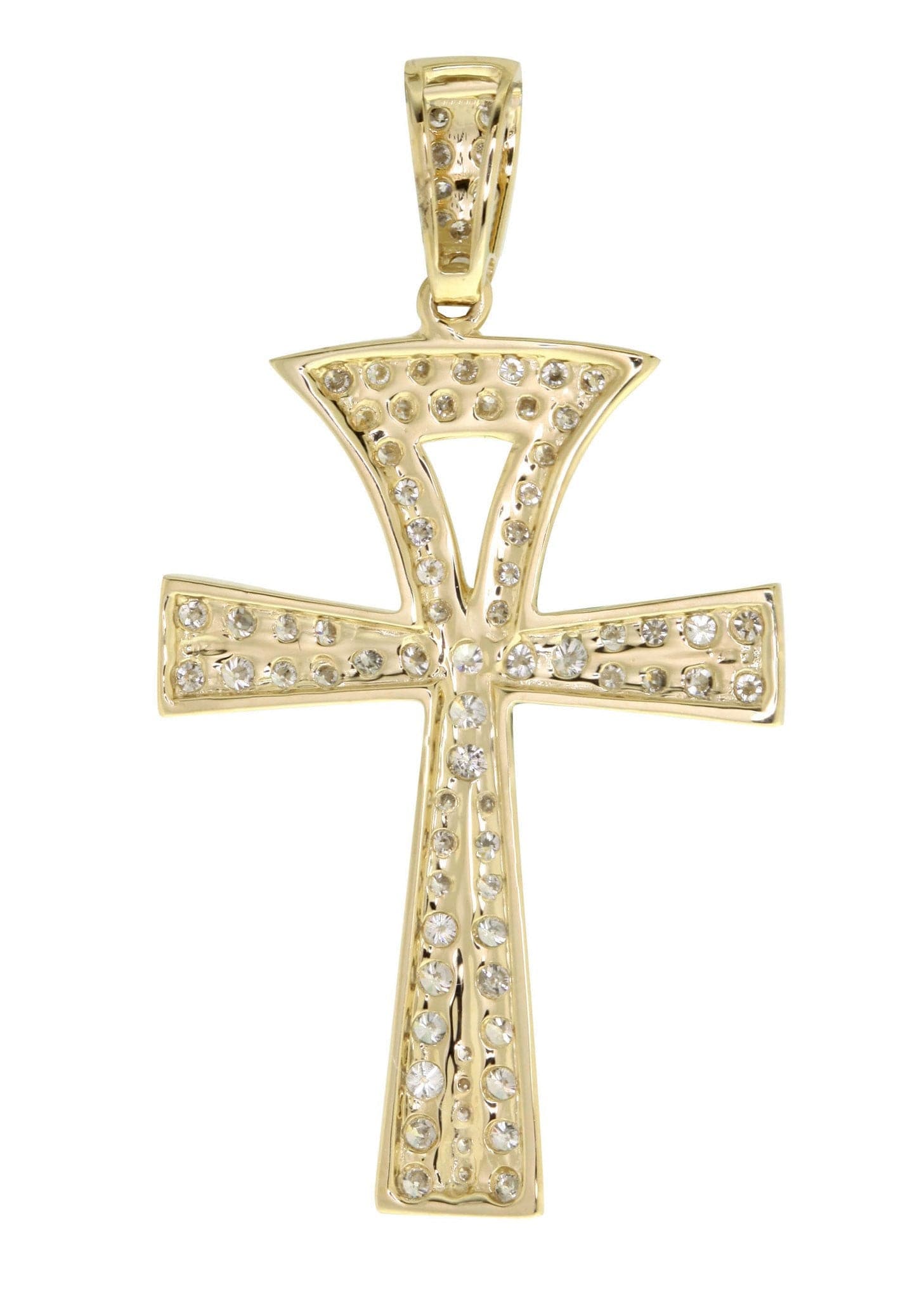 Diamond Ankh Pendant | 1.07 Carats | 2.36 Grams – FrostNYC