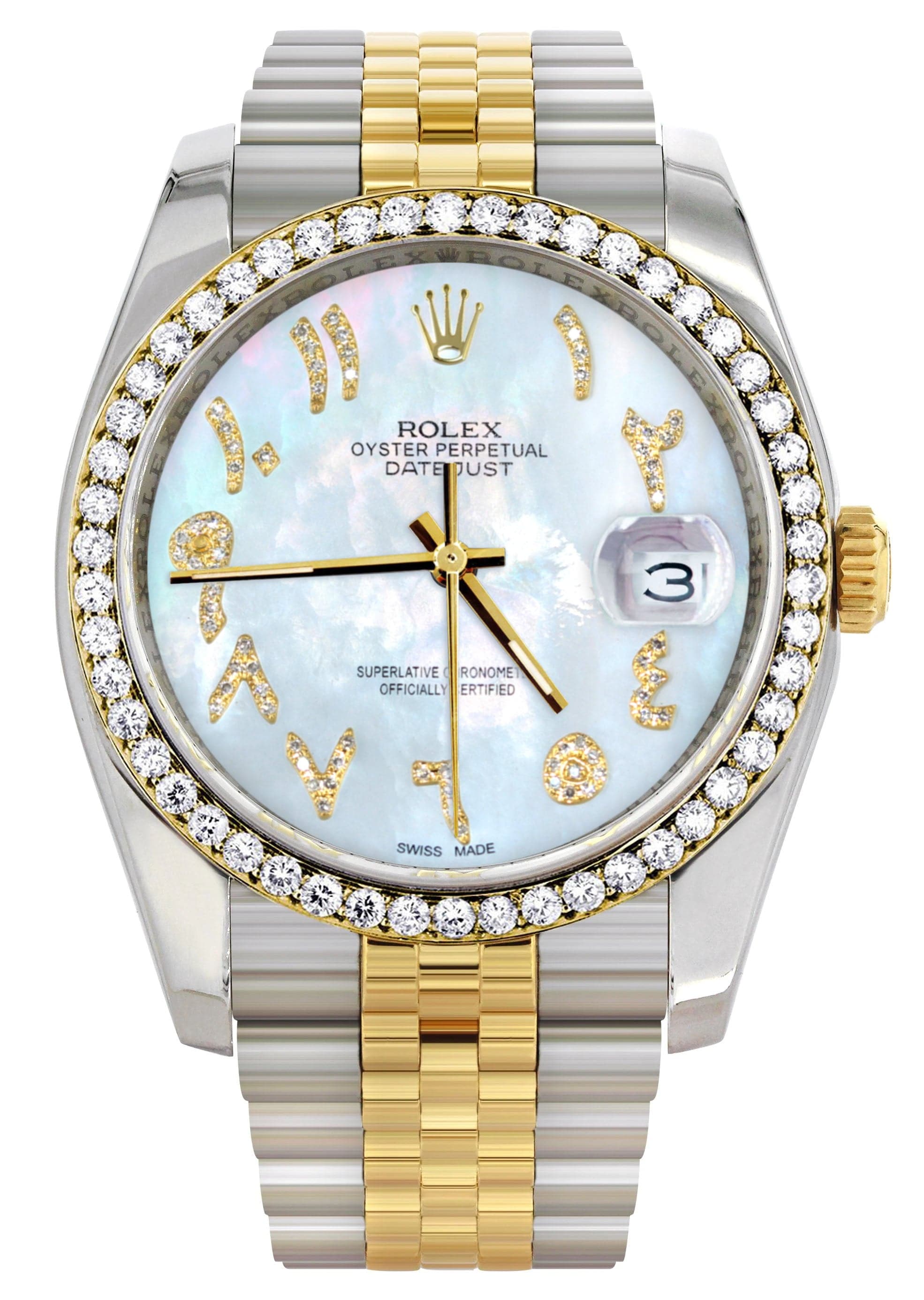 New Style | Hidden Clasp | Gold & Steel Rolex Datejust Watch | 36Mm ...