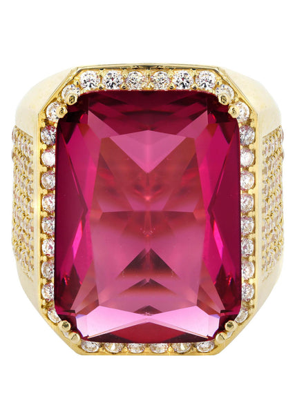 cartier mens ruby ring