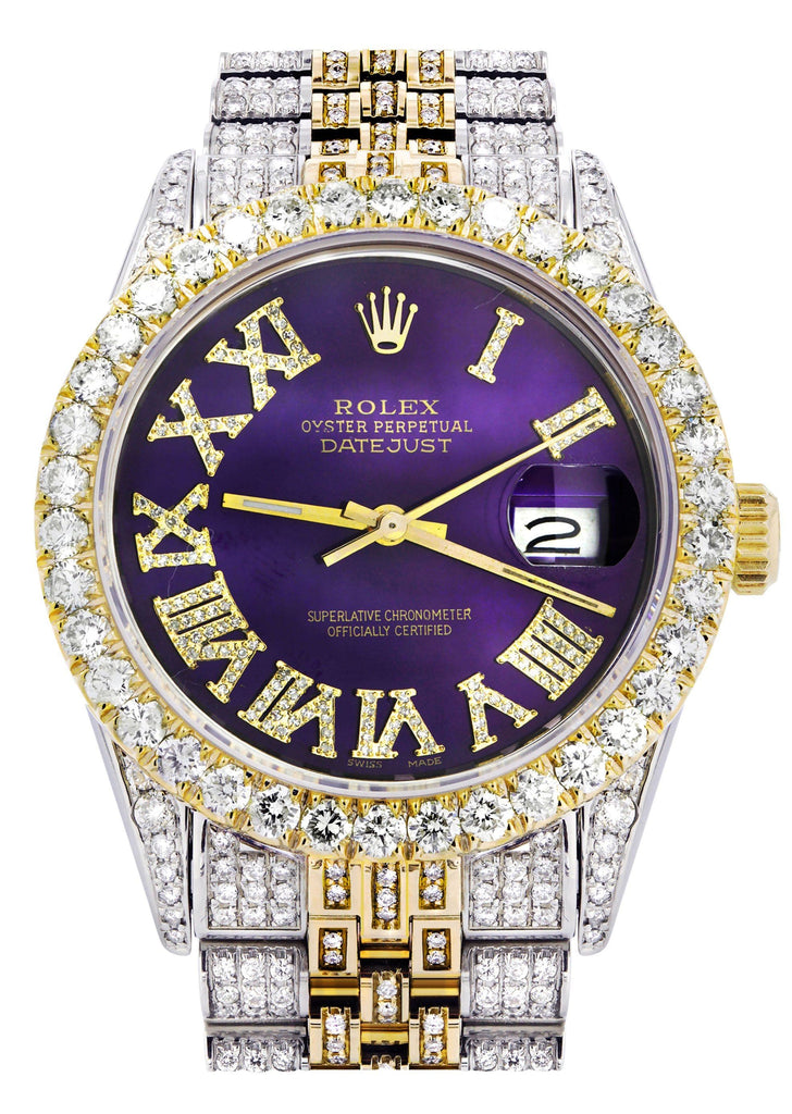 rolex oyster perpetual iced out