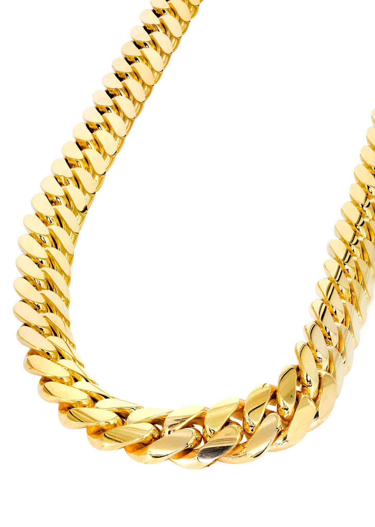 Details about / 14k Gold Filled Stamp Medusa Miami Cubn Chain Pendant Lifetme Warranty