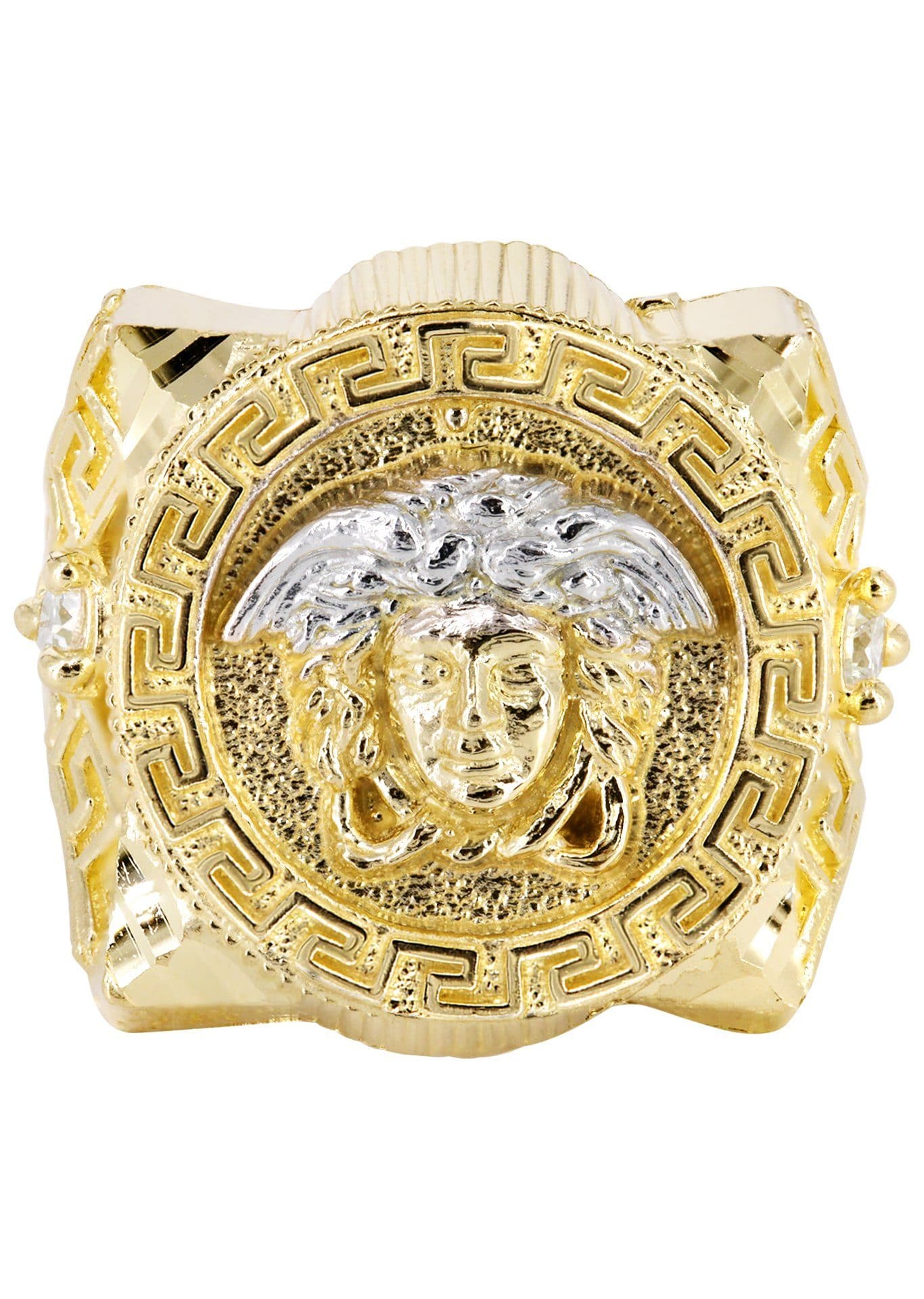 are versace rings real gold