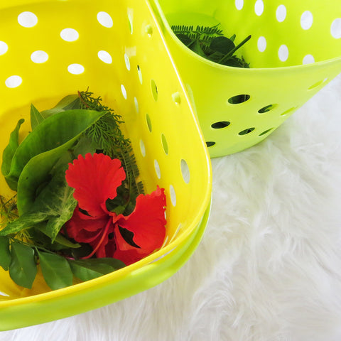 diy nature garland by One Tiny Tribe