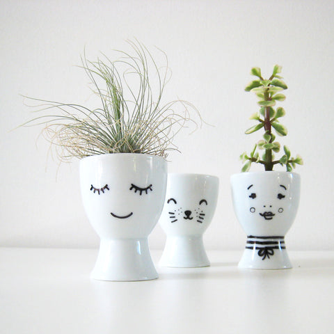 DIY mini planters by One Tiny Tribe