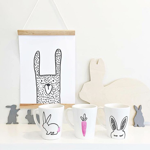 "Oliver the bunny" printable by One Tiny Tribe