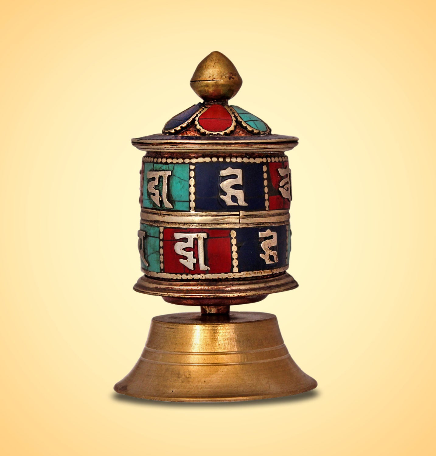 tibetan buddhist prayer wheel