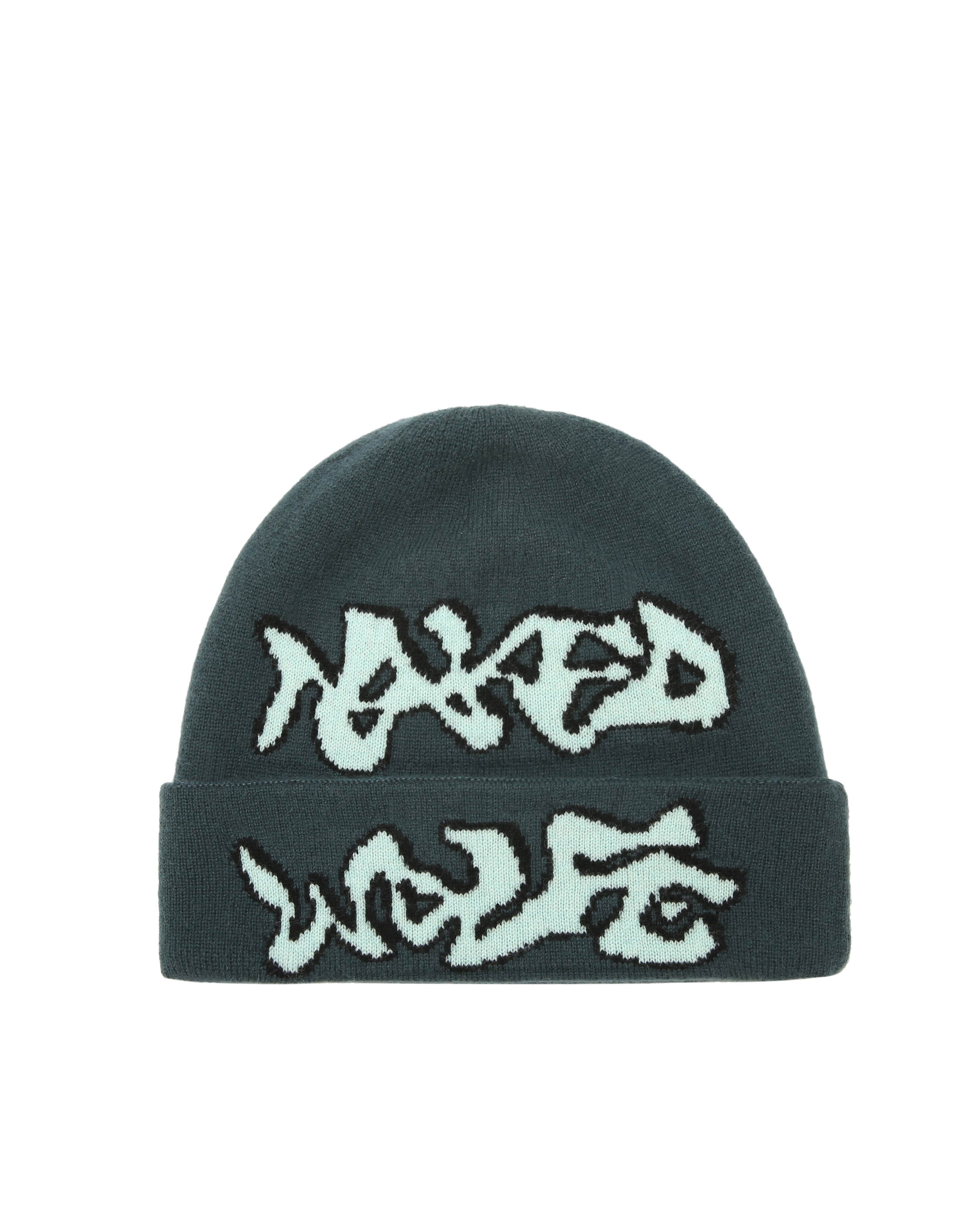Naked Wolfe Man Blue Ice Naked Wolfe Beanie In Green