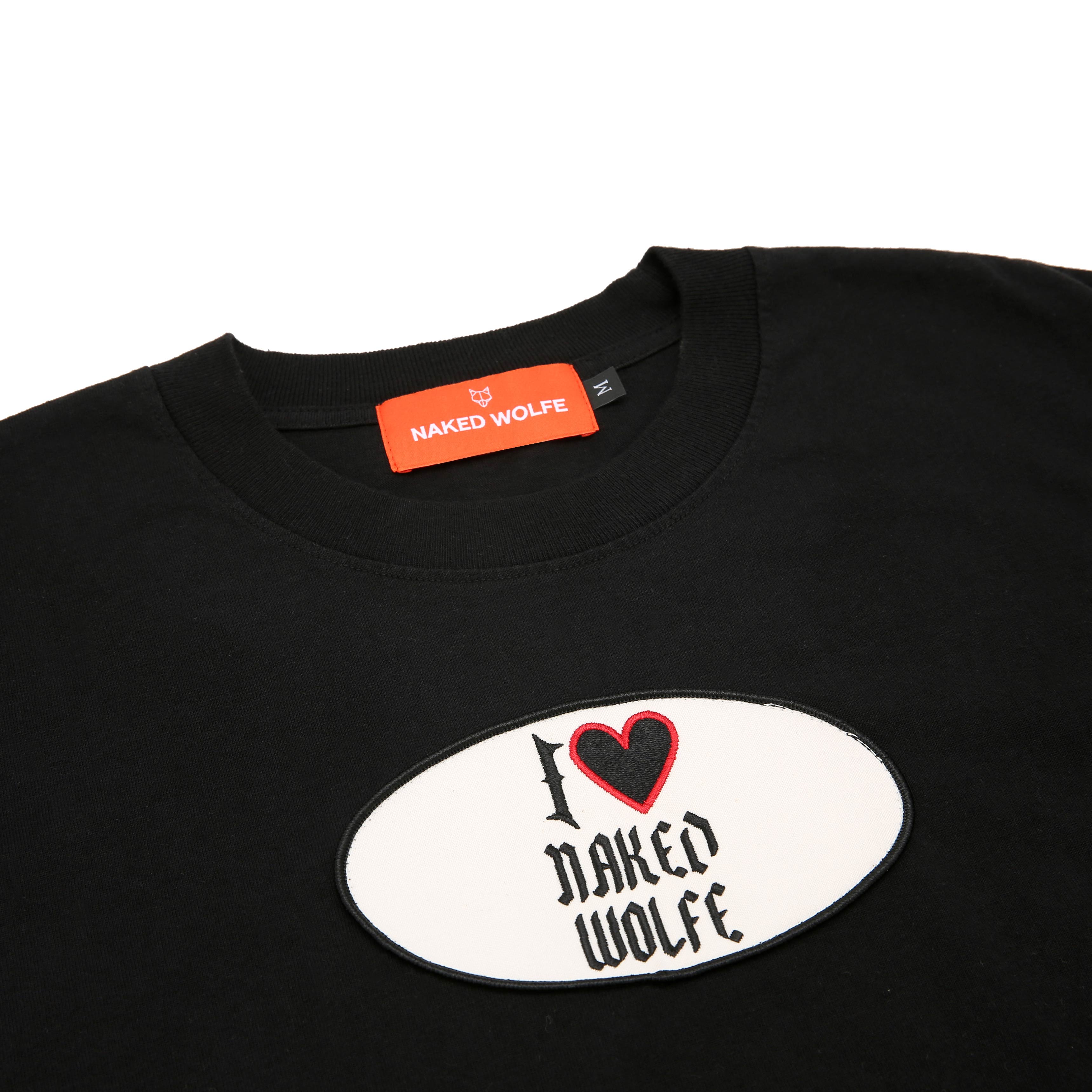 Naked Wolfe Man I Love Naked Wolfe T-shirt Black