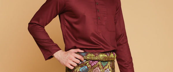  Baju  Melayu Moden Keluaran Khas di Lebaran Aidilfitri 