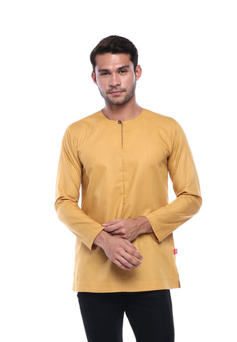 Baju Melayu Moden Teluk Belanga Kuning