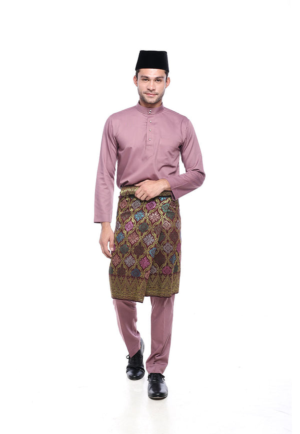  Baju Melayu Moden  Cirgaro Navy Blue CIRGARO