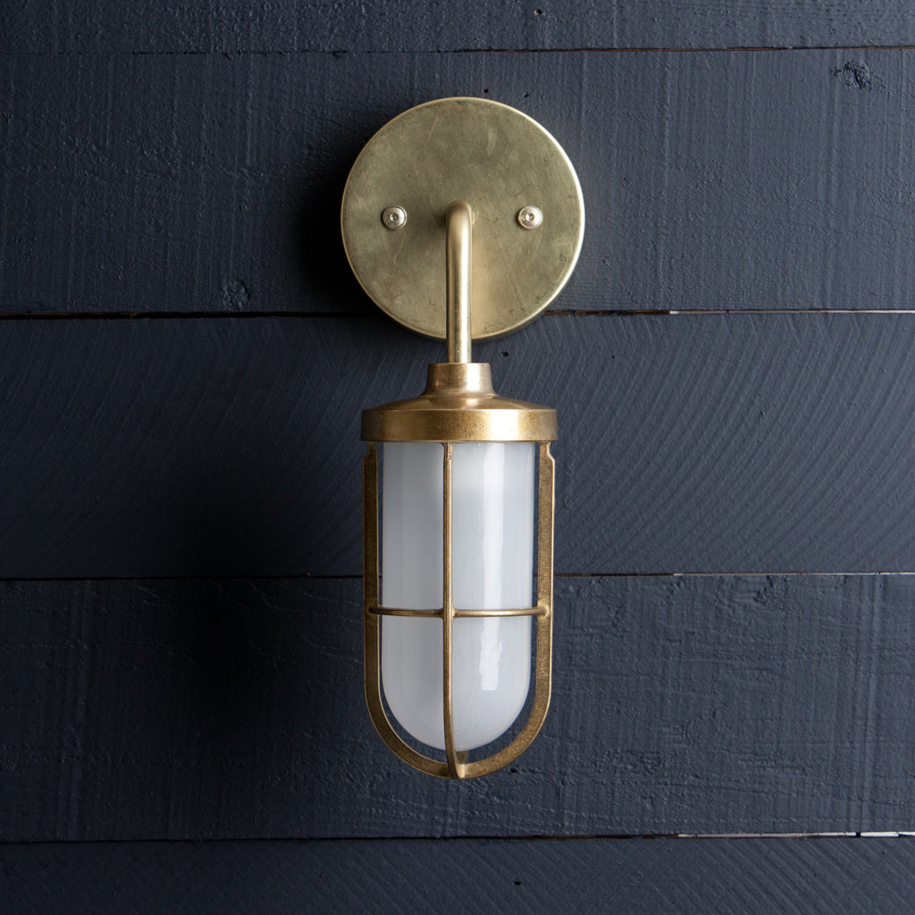 Vintage Brass Wall Sconce – Two Kings And Co