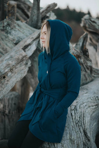 Salts & West clothing Ethical Fashion bamboo clothing hoodie.