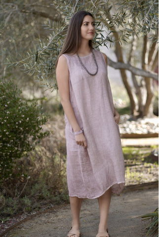 Linen Clothes dress