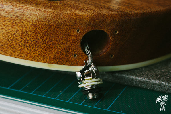 How to wire a guitar jack socket