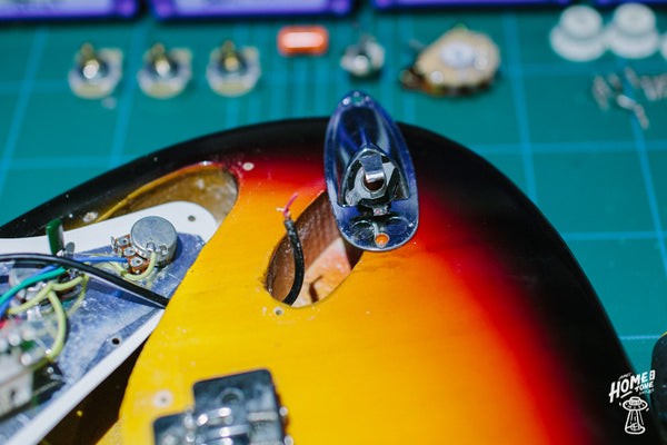 How to install a guitar jack socket