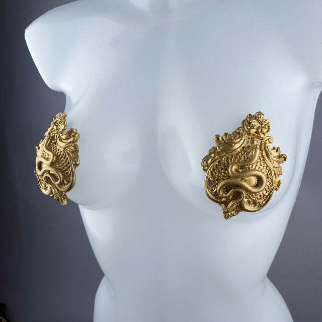 Abeillie Gold mirror Nipple pasties