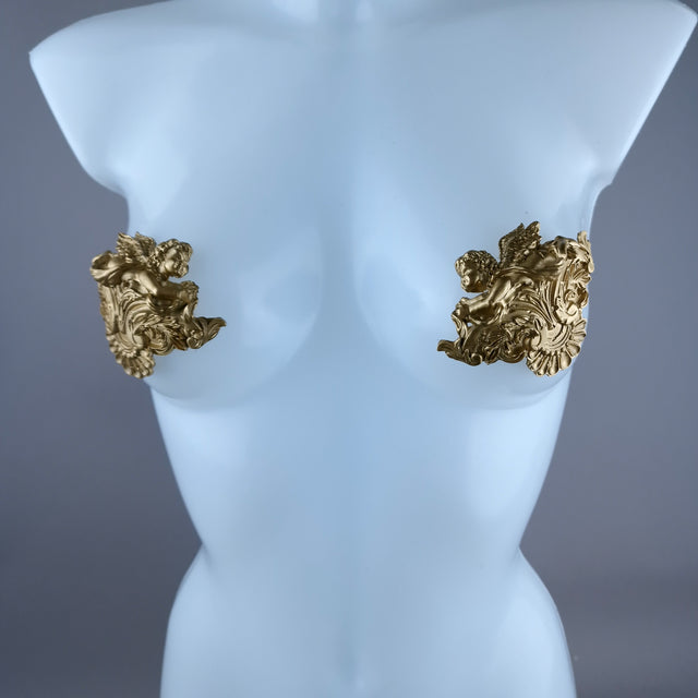 Alchemy Gold Rose & Pearl Harness Body Jewellery & Pasties. – Pearls &  Swine