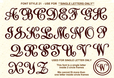 font style 21 - Pretty Personal Gifts