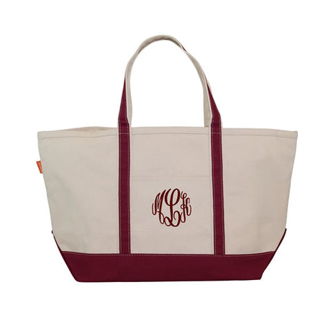 monogram logo zip top swing bag