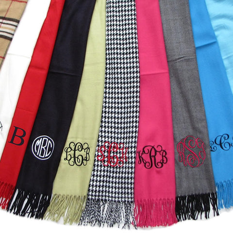 Winter Scarves Monogrammed – Pretty Personal Gifts