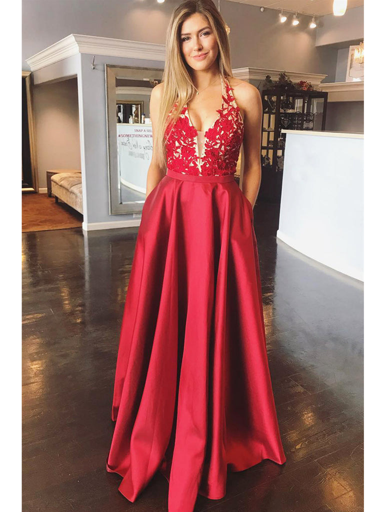 red prom dress 2019