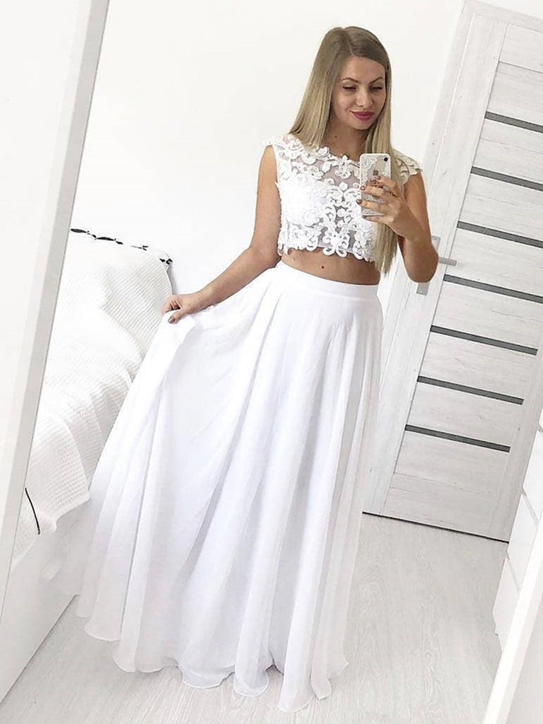 white prom skirt