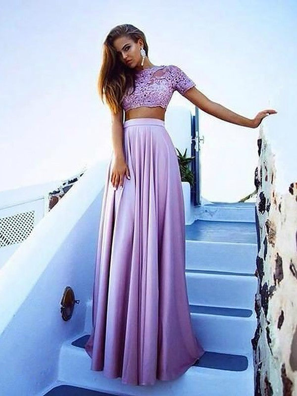 purple prom dresses with sleeves