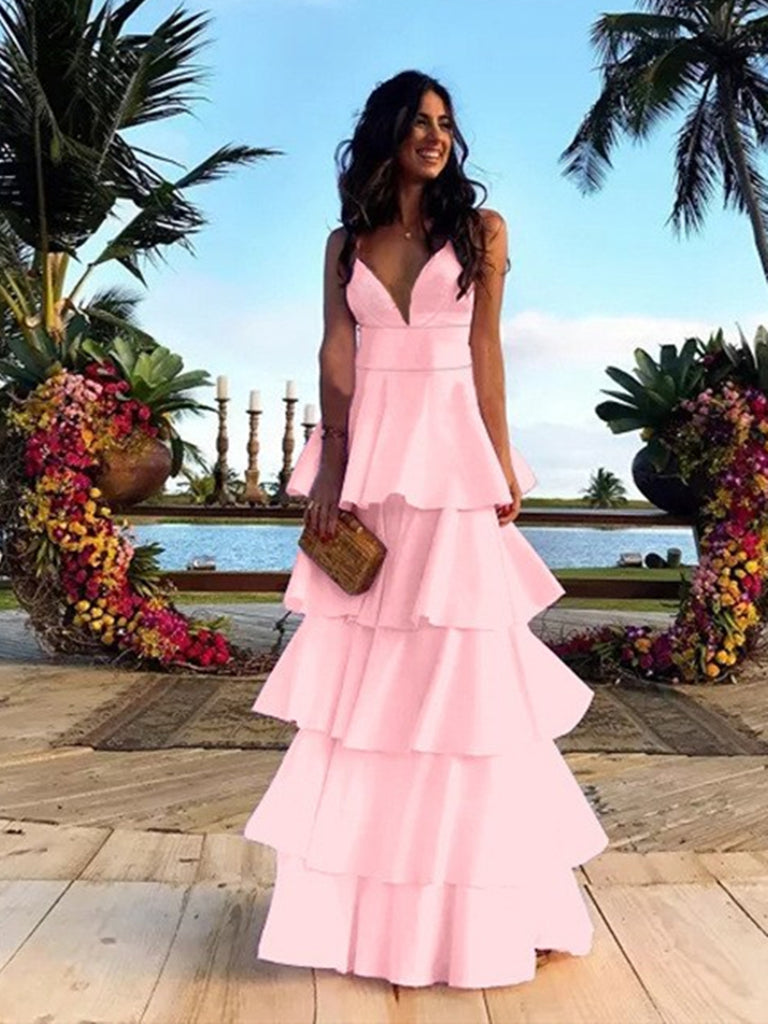 navy and pink prom