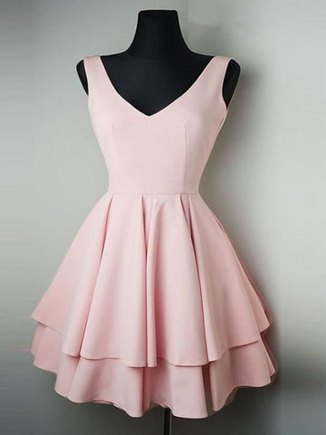 hot pink short formal dresses