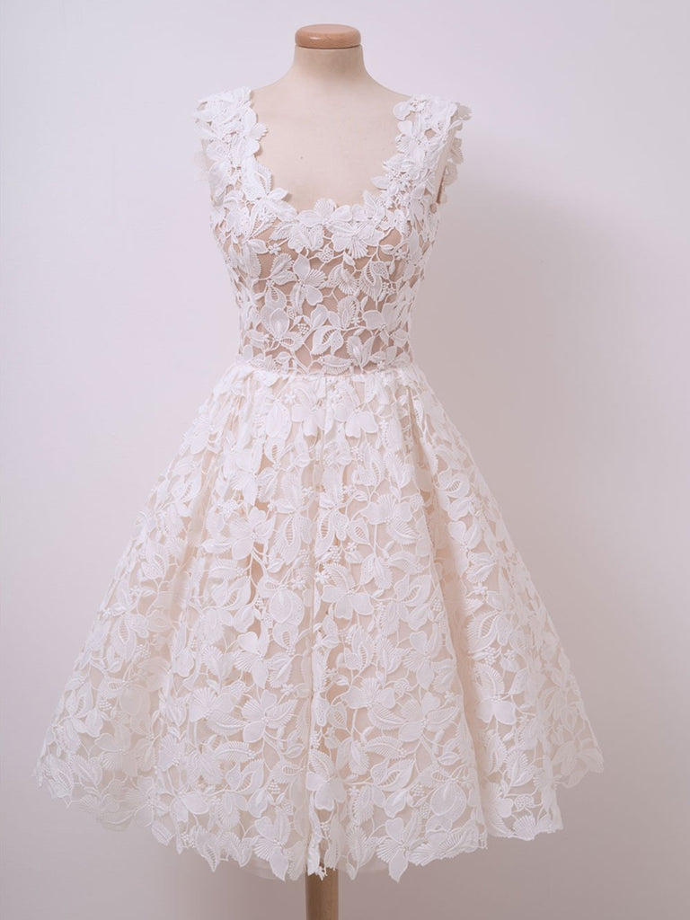 cute dresses white