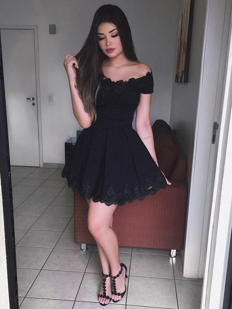 short black formal dress