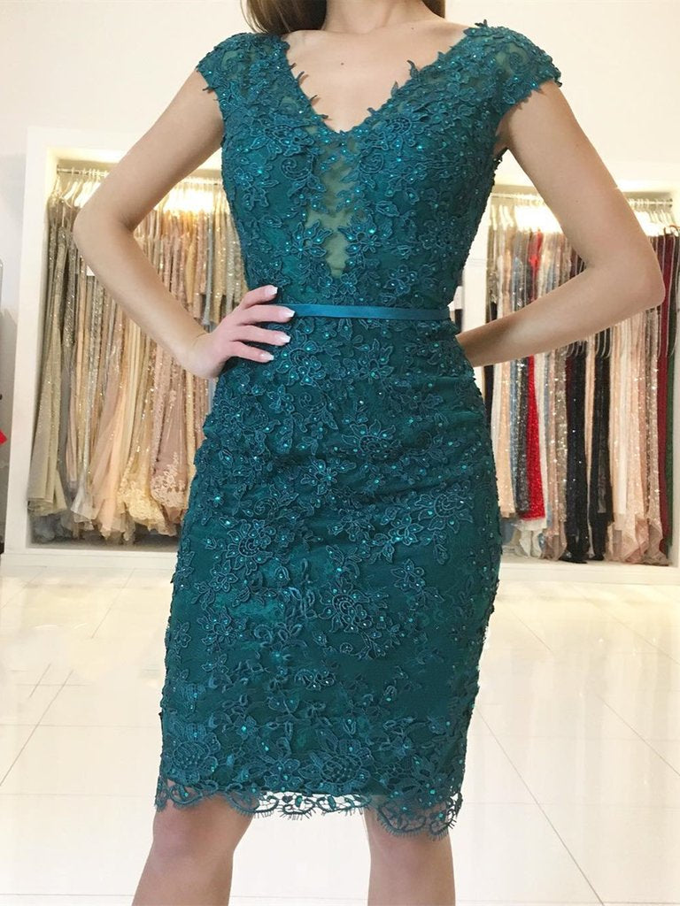 emerald green evening dresses