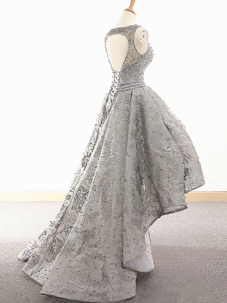 gray gown design