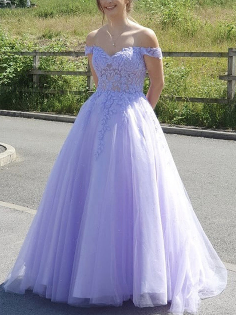 purple matric dresses