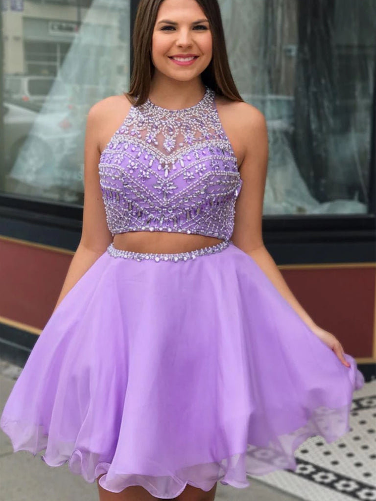 Purple Short Formal Dress Flash Sales ...